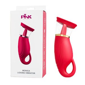 MONICA LICKING VIBRATOR PINK